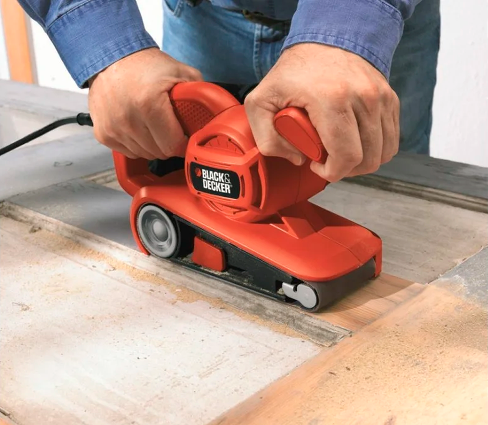 Mașină de șlefuit cu bandă BLACK&DECKER KA86-QS 720w 75 mm-9