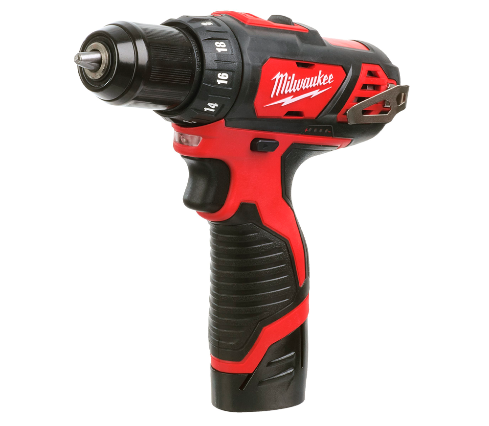 Mașină de înșurubat cu acumulator MILWAUKEE M12 2BDD-201C 12V 2Ah