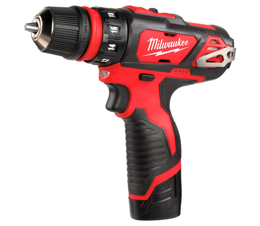 Mașină de înșurubat cu acumulator MILWAUKEE M12 BDDXKIT-202C 12V 2Ah