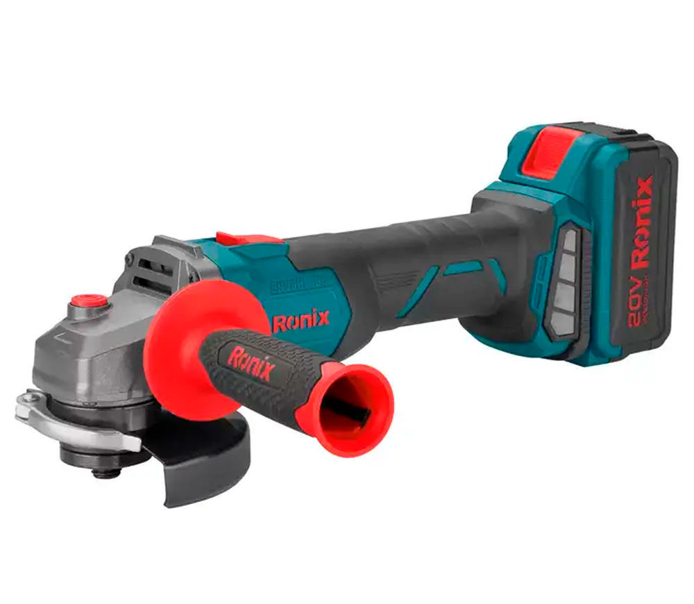 Polizor unghiular cu acumulator RONIX 8901K 115 20V 4Ah