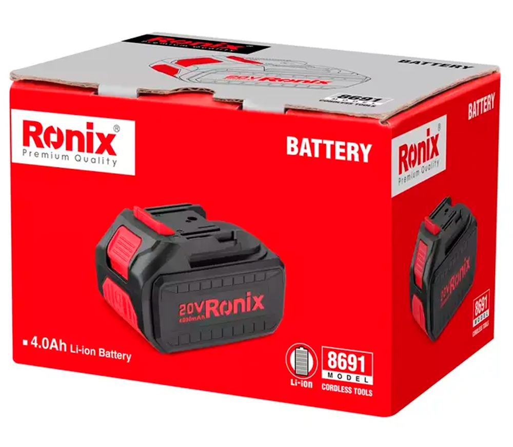 Acumulator RONIX 8691 Slider 20V 4Ah-9
