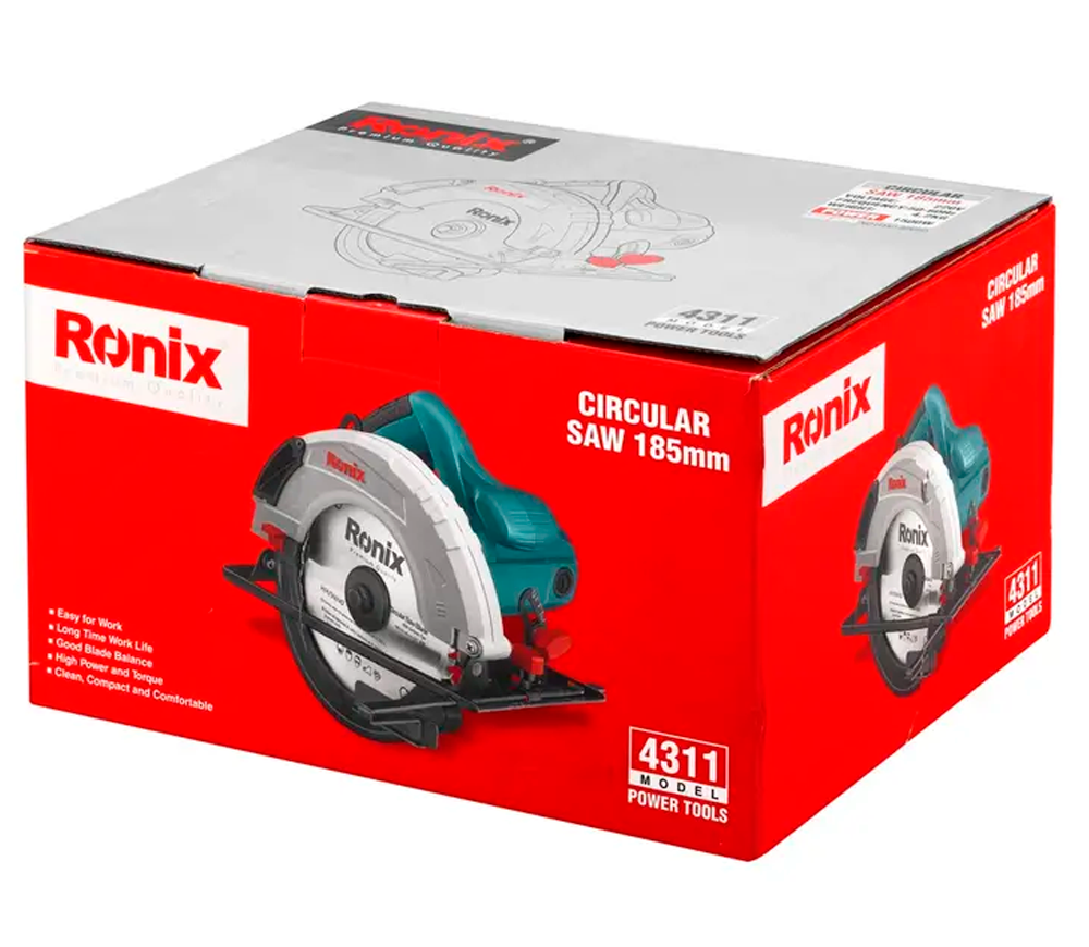 Дисковая пила RONIX 4311 1500вт 180мм-12