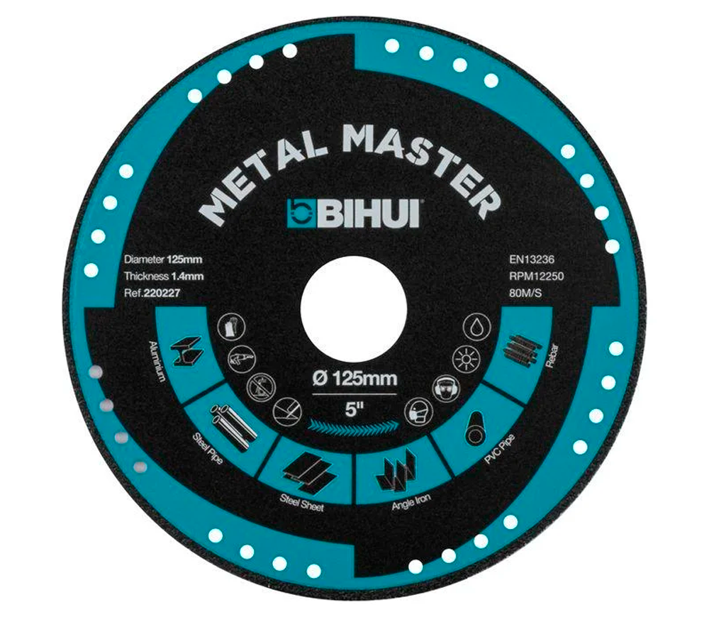 Disc de tăiat abraziv BIHUI DSBC125 125mm 1.4mm