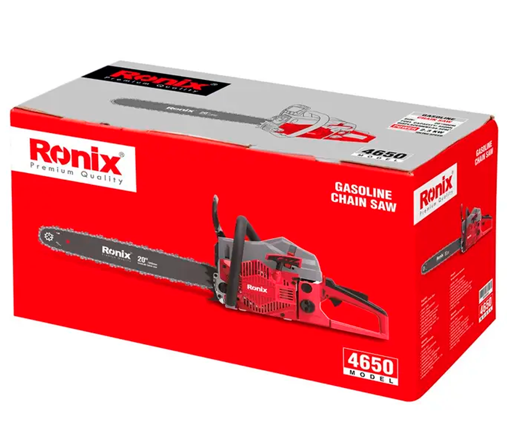 Fierăstrău cu lanț pe benzină RONIX 4650 500mm 54.5cm3-12
