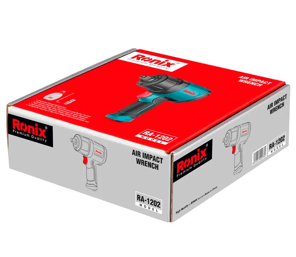 Mașină de înșurubat cu impact pneumatică RONIX RA-1202 1150Nm 8000rot/min-7