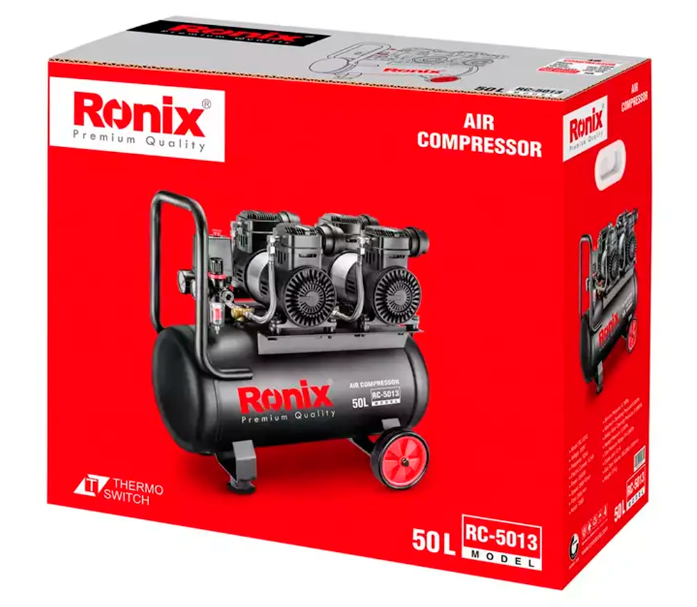 Compresor fără ulei RONIX RC-5013 200l/min 50L-2