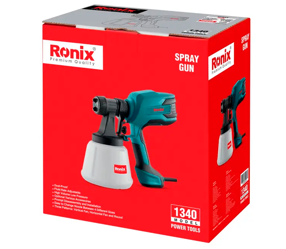 Aparat de vopsit RONIX 1340 450w 0.144bar-14