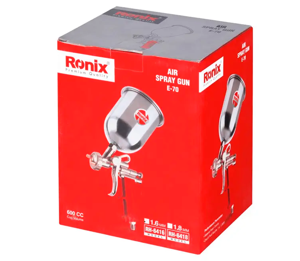 Pulverizator pneumatic RONIX RH-6416 1.6mm 0.6L 5bar-5