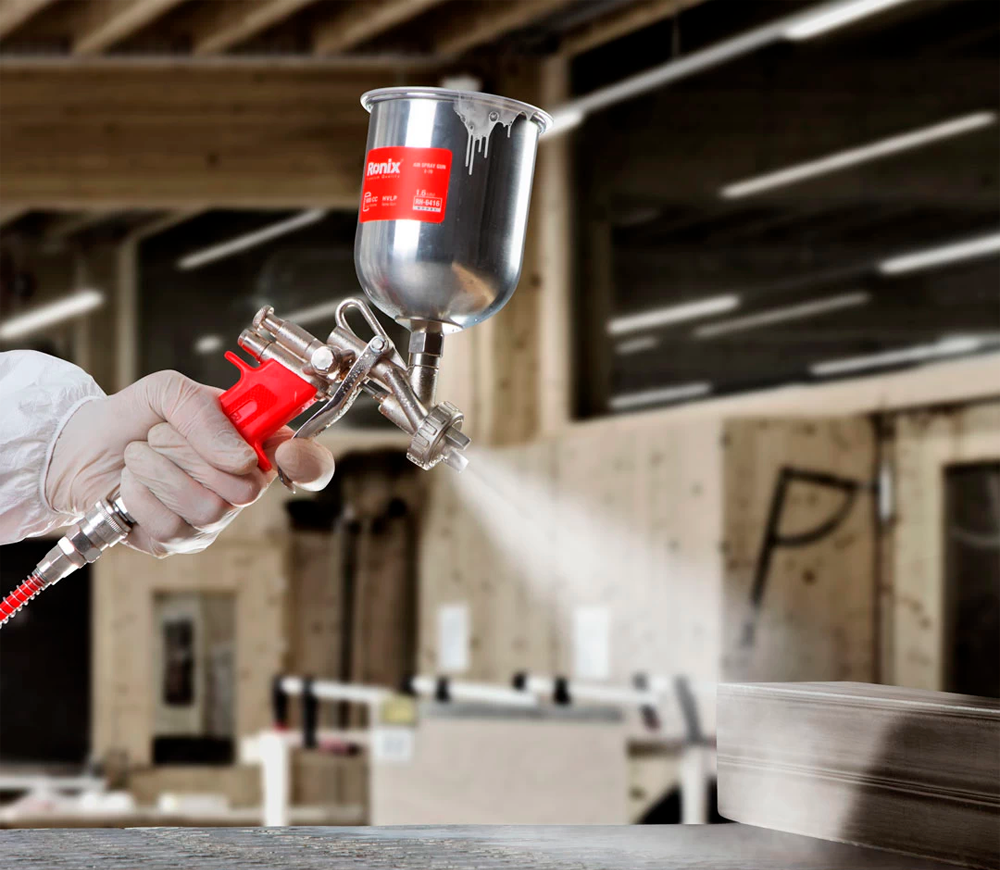 Pulverizator pneumatic RONIX RH-6416 1.6mm 0.6L 5bar-6