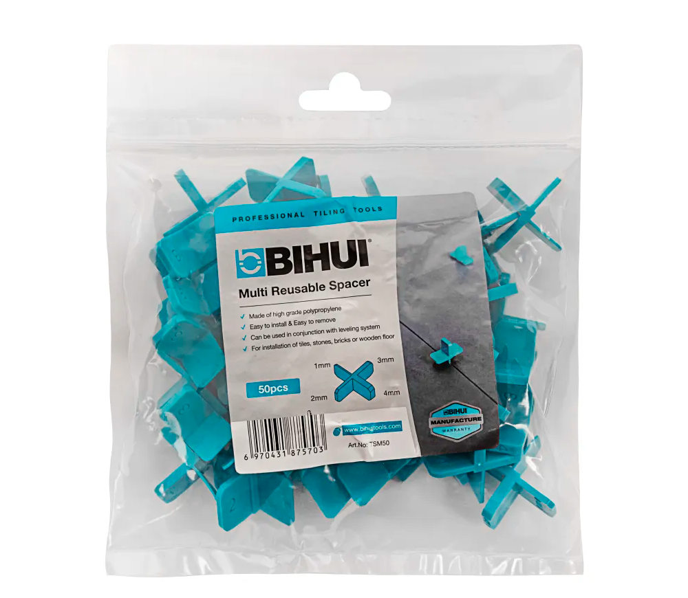 Distanțiere pentru gresie BIHUI TSM50 1/2/3/4mm-4