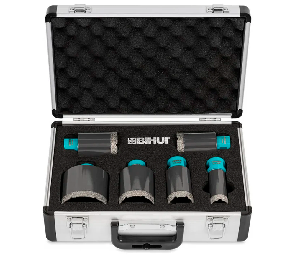 Set de carote dimantate BIHUI DBDMS6 25/35/40/45/50/68mm-2