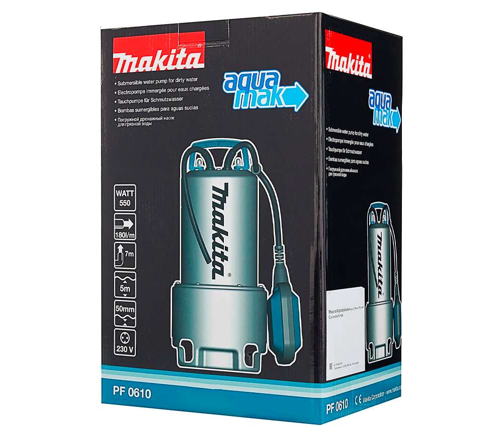 Pompă de drenaj MAKITA PF0610 550w 10800l/h-6