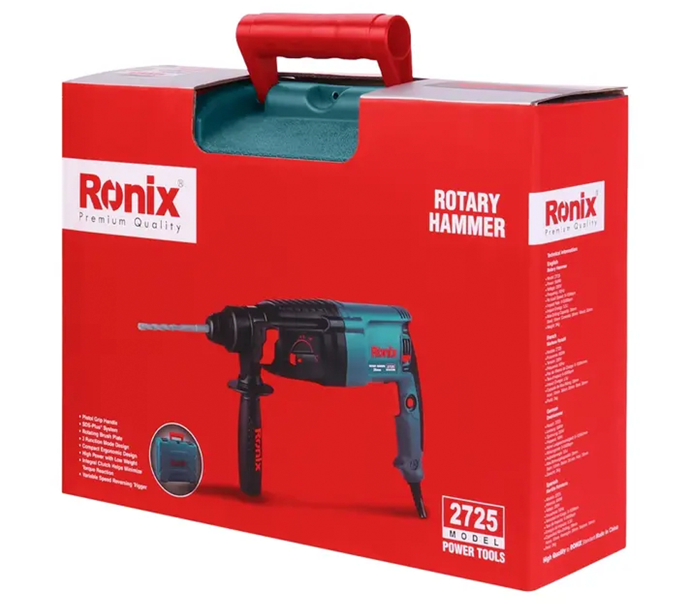 Ciocan rotopercutor RONIX 2725 850w SDS-Plus-8