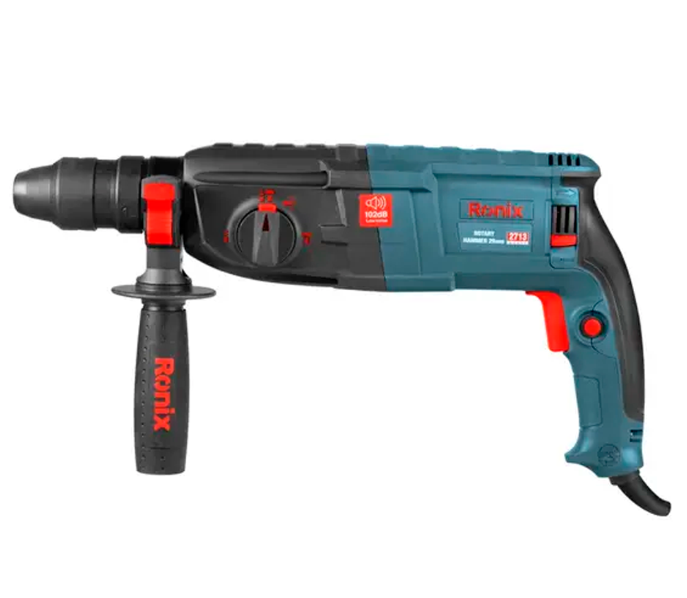 Ciocan rotopercutor RONIX 2713 850w SDS-Plus/Fixare rapidă-2
