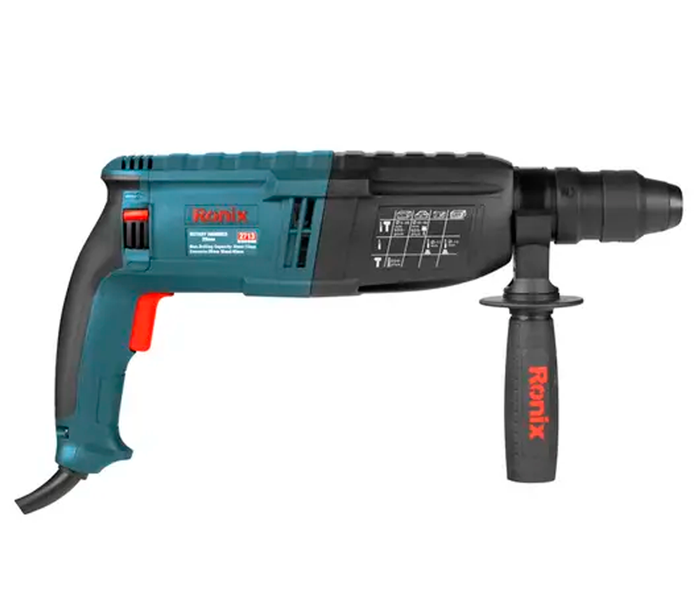 Ciocan rotopercutor RONIX 2713 850w SDS-Plus/Fixare rapidă-3