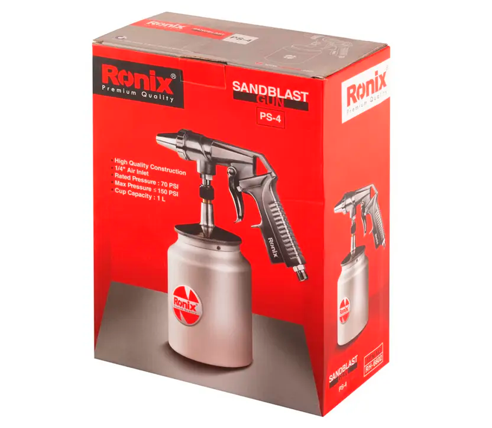 Pistol pneumatic de sablare RONIX RH-6602 5.5mm 10bar-6