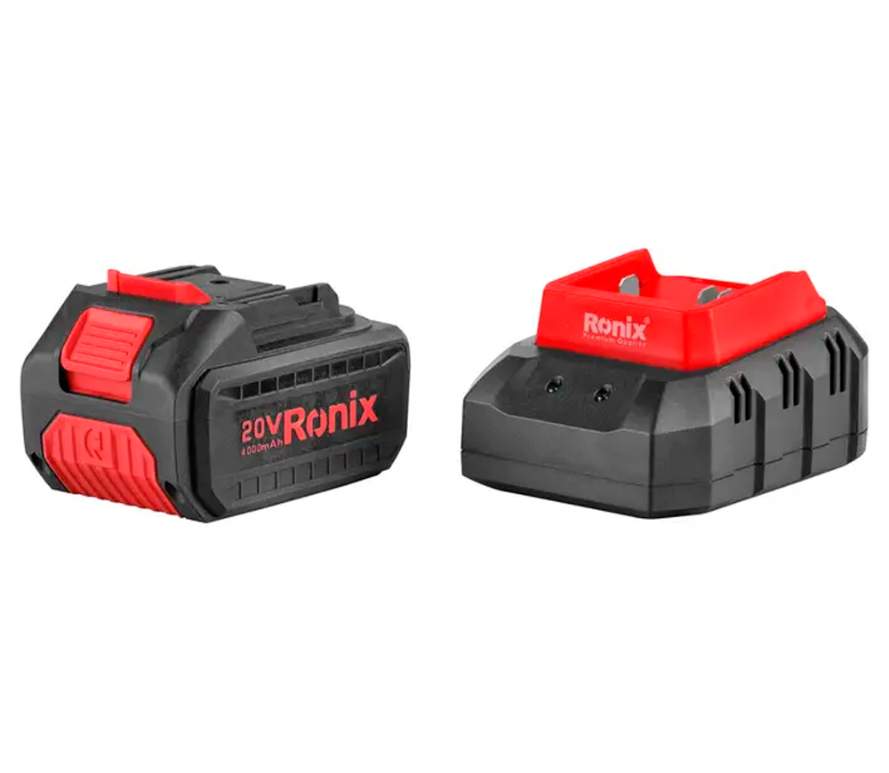 Fierăstrău cu lanț cu acumulator RONIX 8651 254mm 20V 4Ah-9