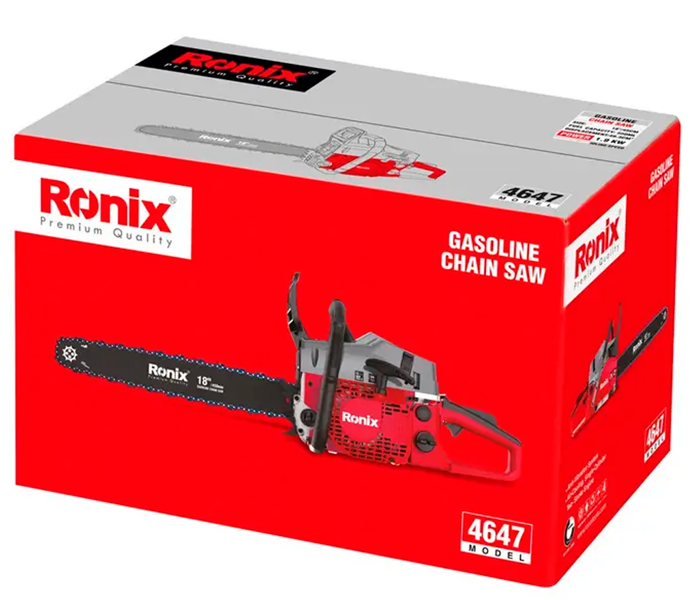 Fierăstrău cu lanț pe benzină RONIX 4647 450mm 49.3cm3-9