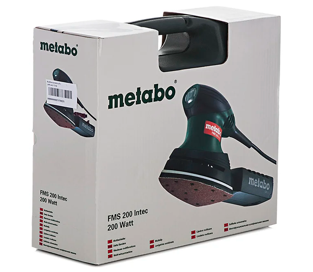 Шлифмашина вибрационная METABO FMS 200 intec 200вт-2
