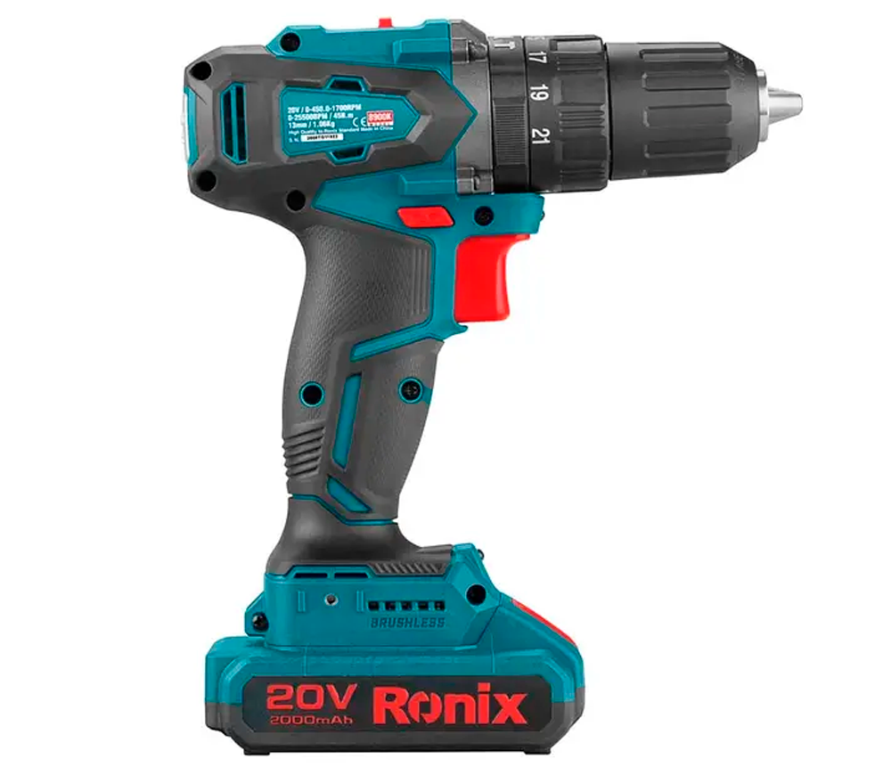 Шуруповёрт аккумуляторный RONIX 8900K 20В 2Ач-3