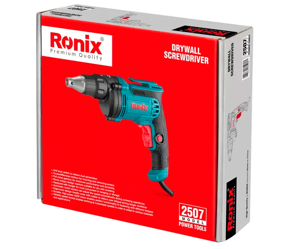 Mașină de înșurubat pentru regips RONIX 2507 450w-9