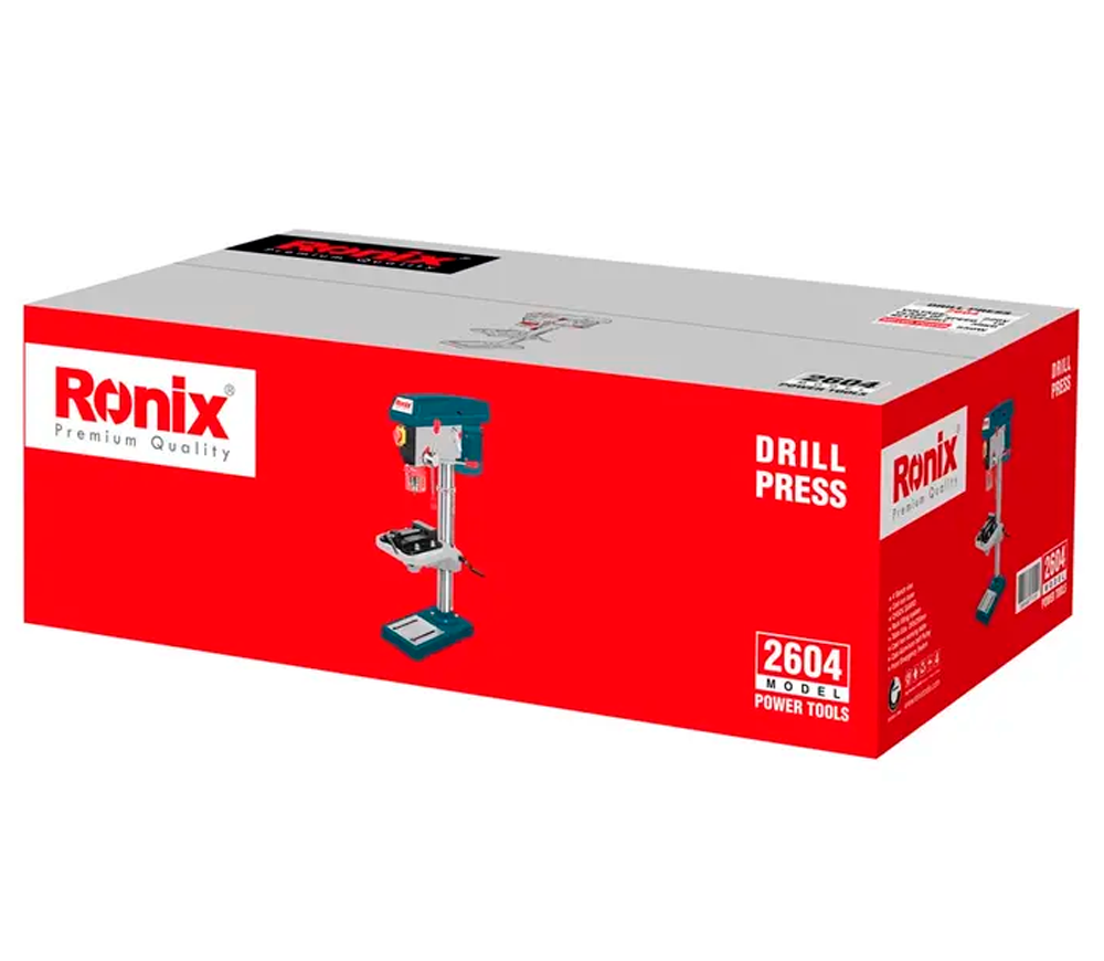 Maşină de găurit cu coloană și masă RONIX 2604 550w-11