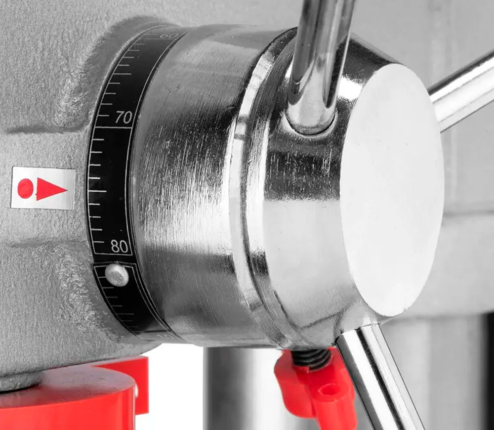 Maşină de găurit cu coloană și masă RONIX 2604 550w-5