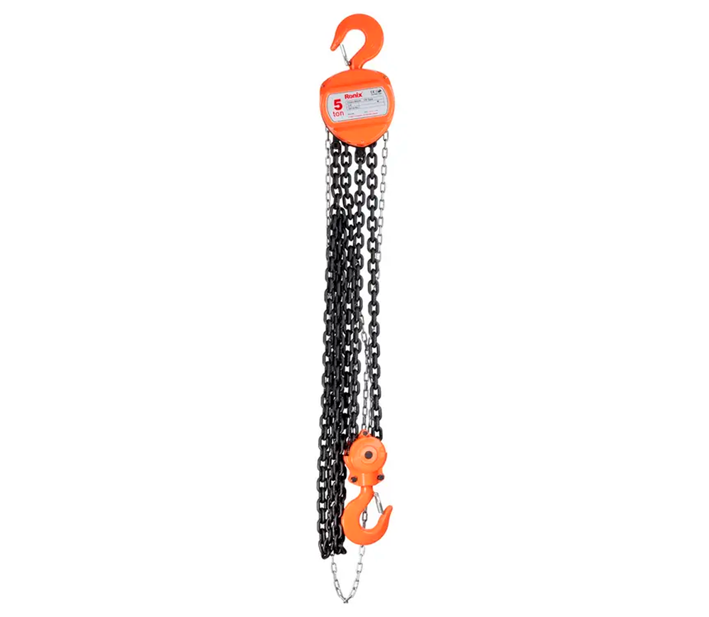 Macara manuală cu lanț RONIX RH-4106 5000kg 3m