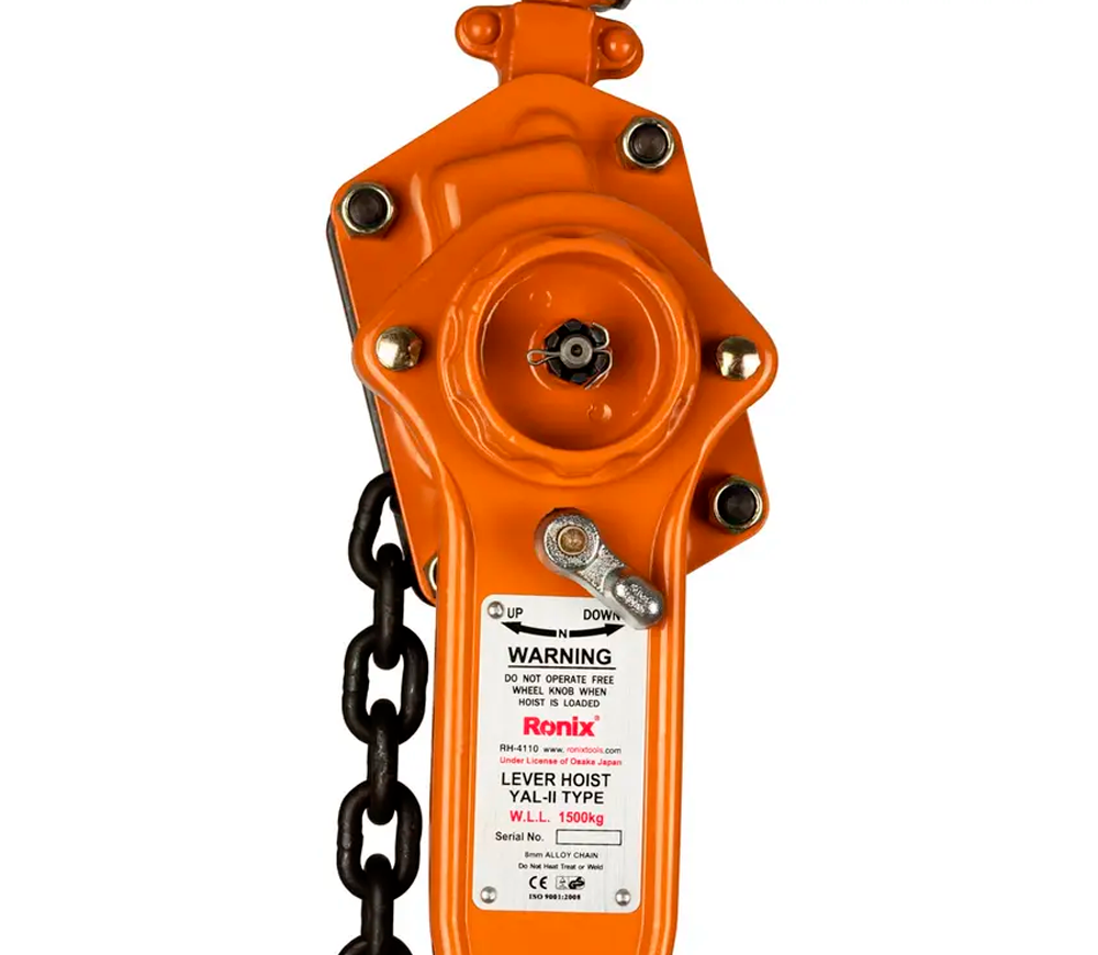Macara cu lanț cu pîrghie RONIX RH-4110 1500kg 1.5mm-7