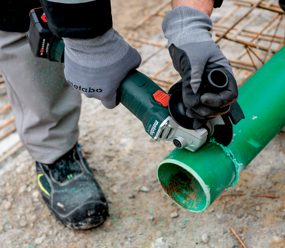Угловая шлифмашина аккумуляторная (без АКБ) METABO W 18 L 9-125 125мм 18В-4