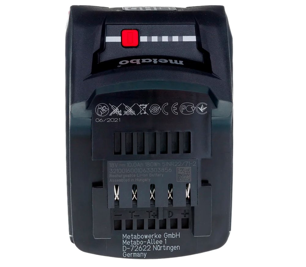 Acumulator METABO 625549000 Slider 18V 10Ah-5