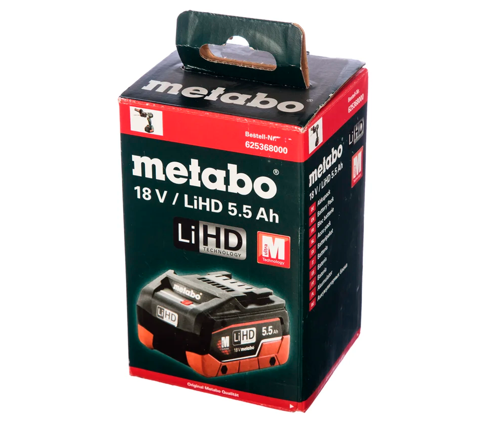 Acumulator LiHD METABO 625368000 Slider 18V 5.5Ah-3