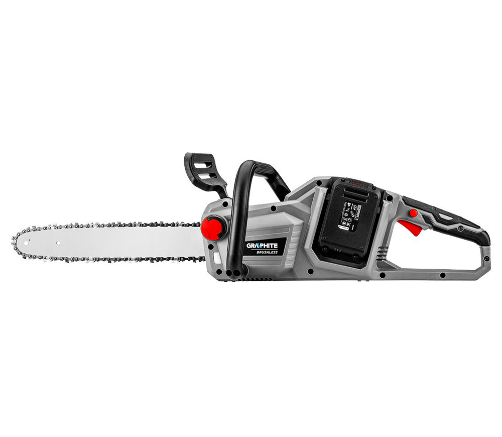 Fierăstrău cu lanț cu acumulator (fără bat) GRAPHITE 58G043 350mm 2x18V-2