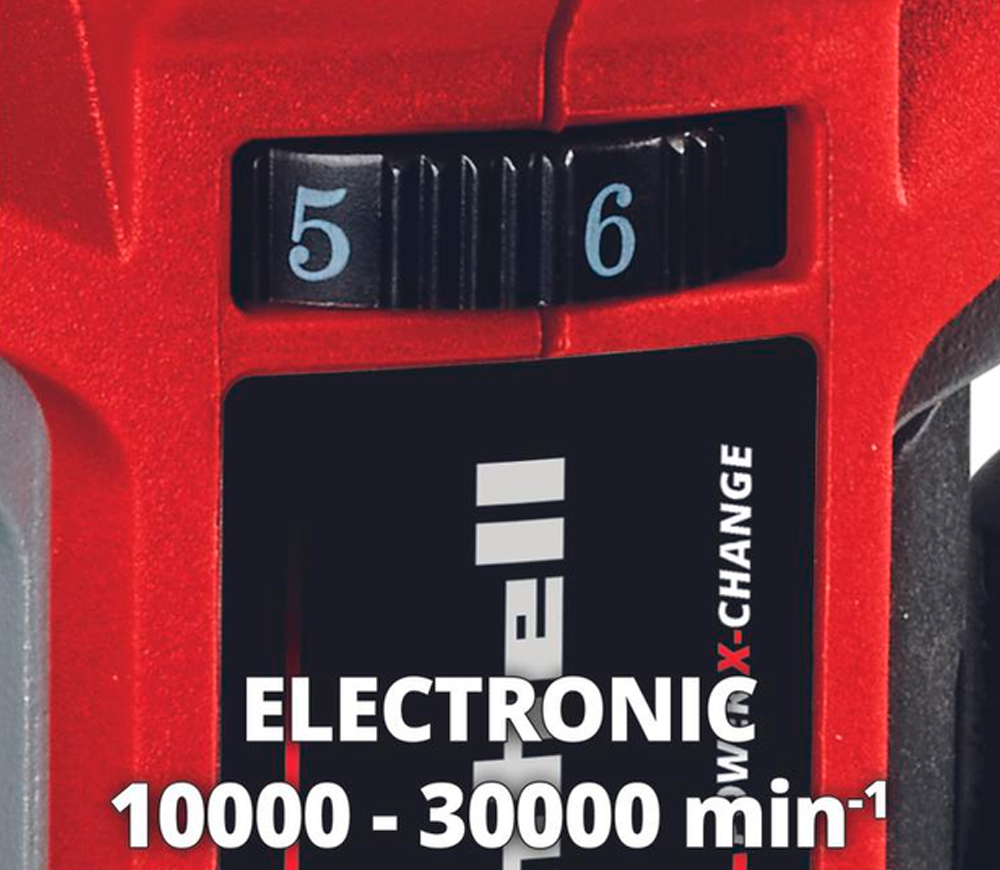 Mașină de frezat cu acumulator (fără bat) EINHELL TP-RO 18 Li BL 30mm 18V-6
