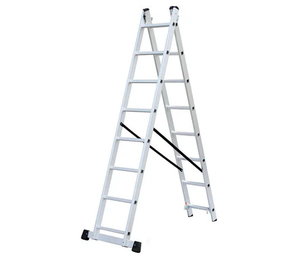 Scară cu două tronșoane LIDER-TECH AC0208A 3.68m 150kg