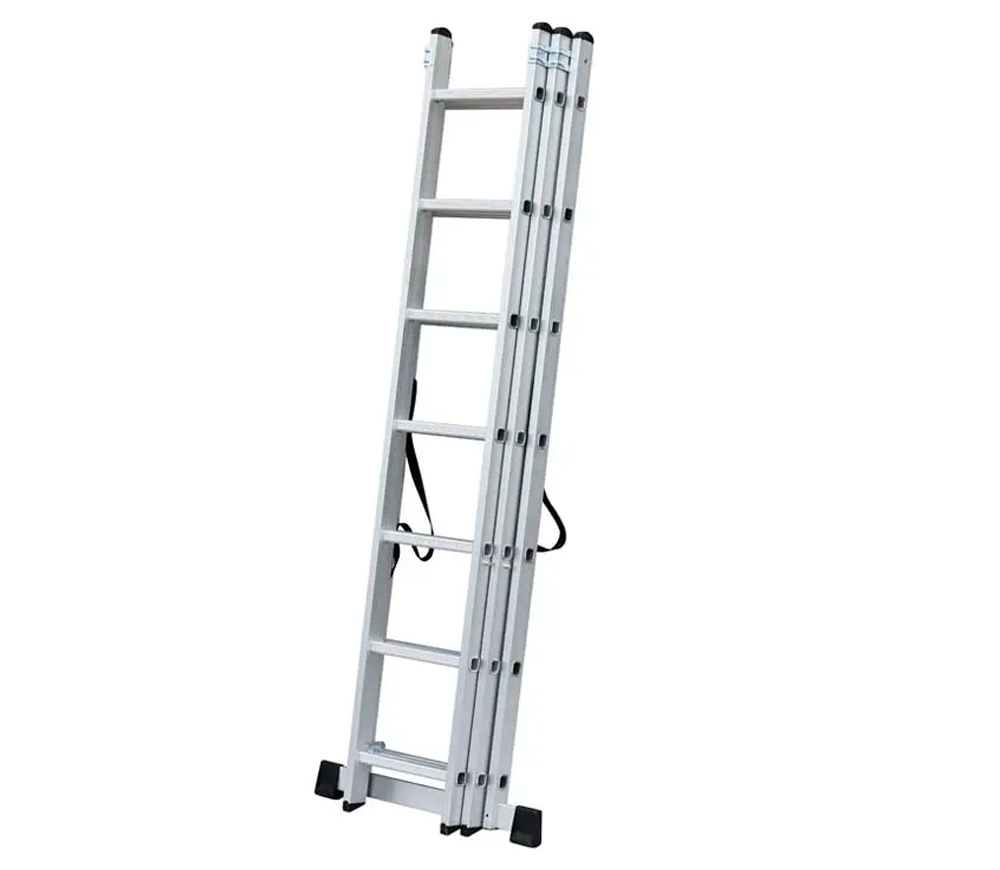Scară cu trei tronșoane LIDER-TECH AC0308A 5.08m 150kg-2