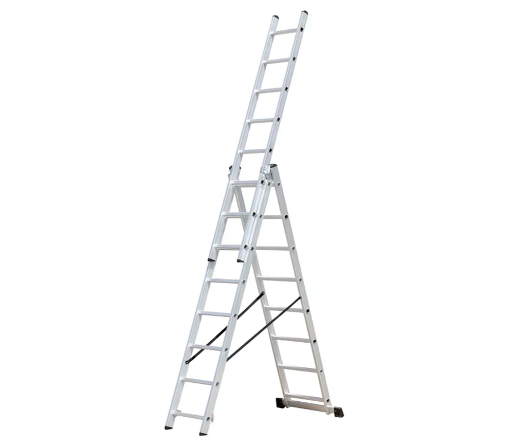 Scară cu trei tronșoane LIDER-TECH AC0308A 5.08m 150kg