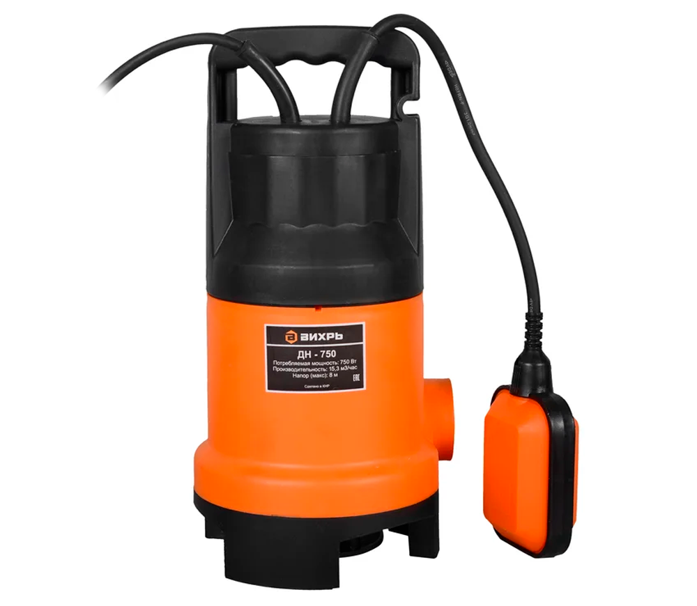 Pompă de drenaj VIHRI ДН-750 750w 13500l/h-2