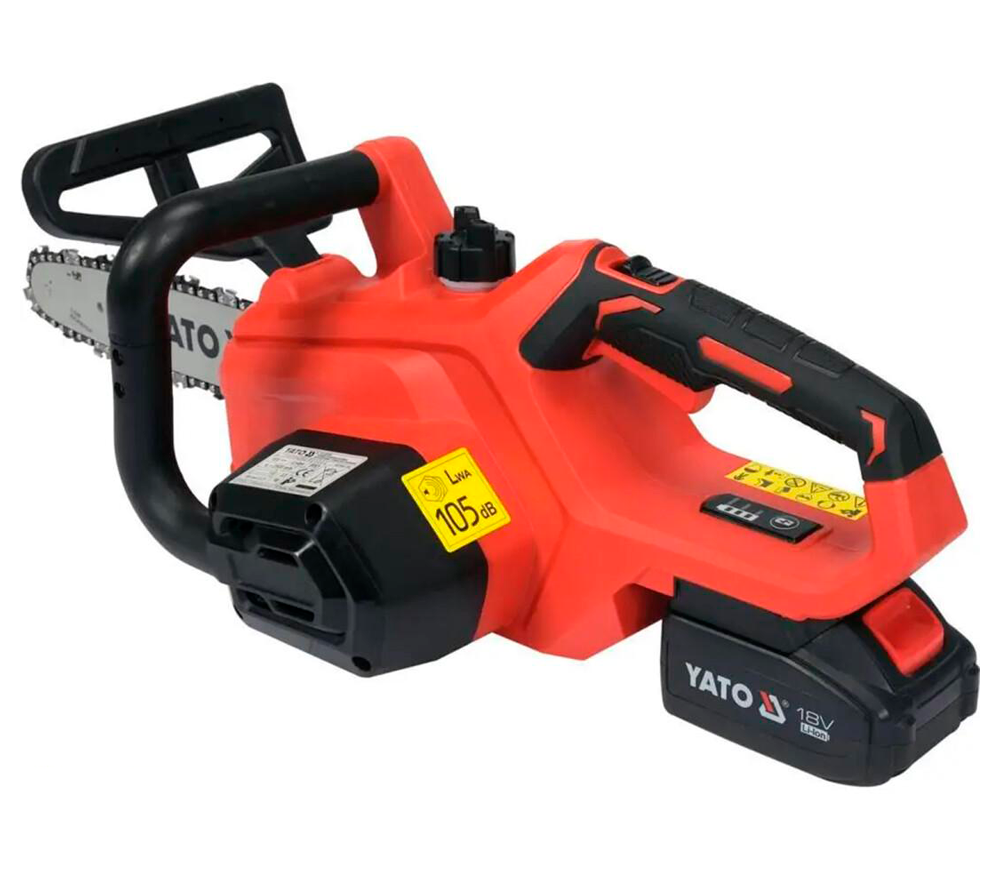 Fierăstrău cu lanț cu acumulator YATO YT828137 300mm 18V 4Ah-5