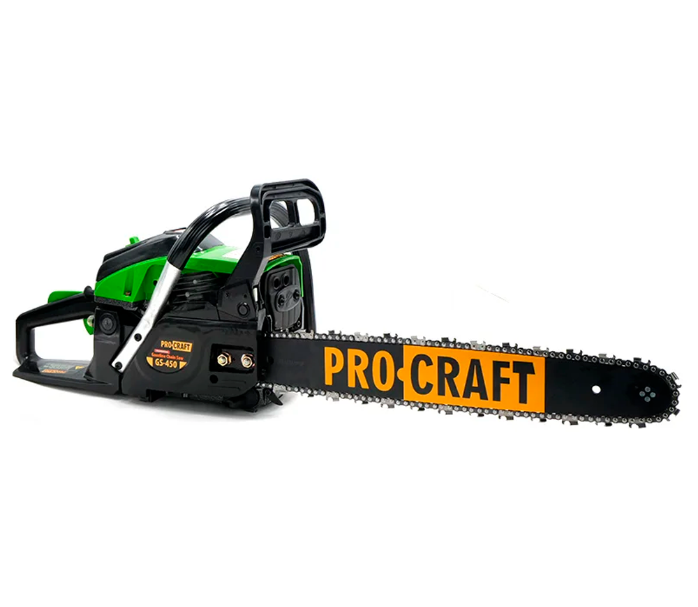 Fierăstrău cu lanț pe benzină ProCraft GS-450 450mm 52cm3