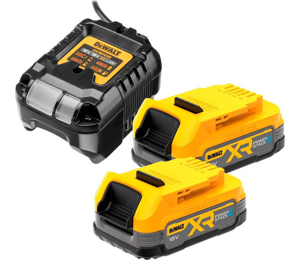 Set încărcător + acumulator DEWALT DCB1102E2-QW 36w 2V 18A