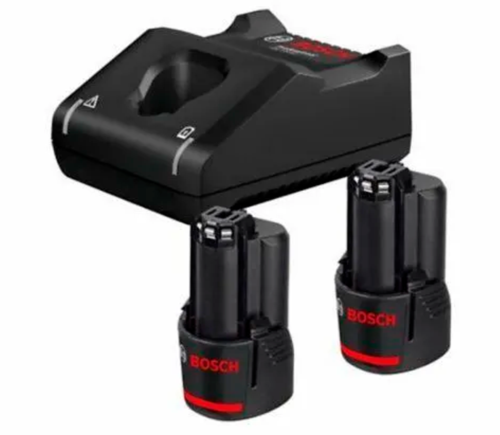 Set încărcător + acumulator BOSCH GBA 2x3Ah 12V GAL 12V-40 60w 10.8-12V 4A