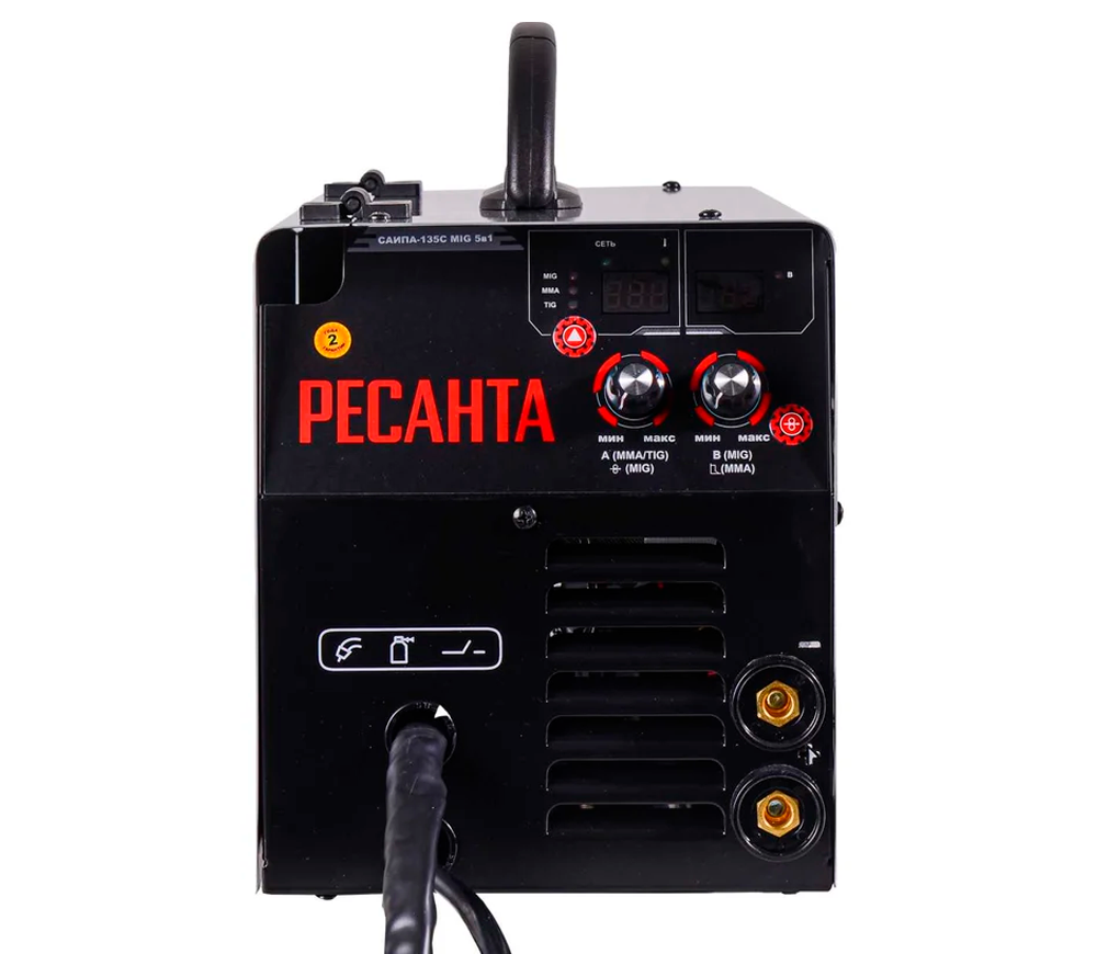 Aparat de sudat semiautomat (MIG/MAG/MMA) RESANTA САИПА-135C 130A-5