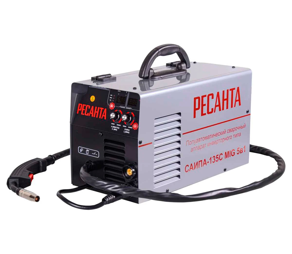 Aparat de sudat semiautomat (MIG/MAG/MMA) RESANTA САИПА-135C 130A