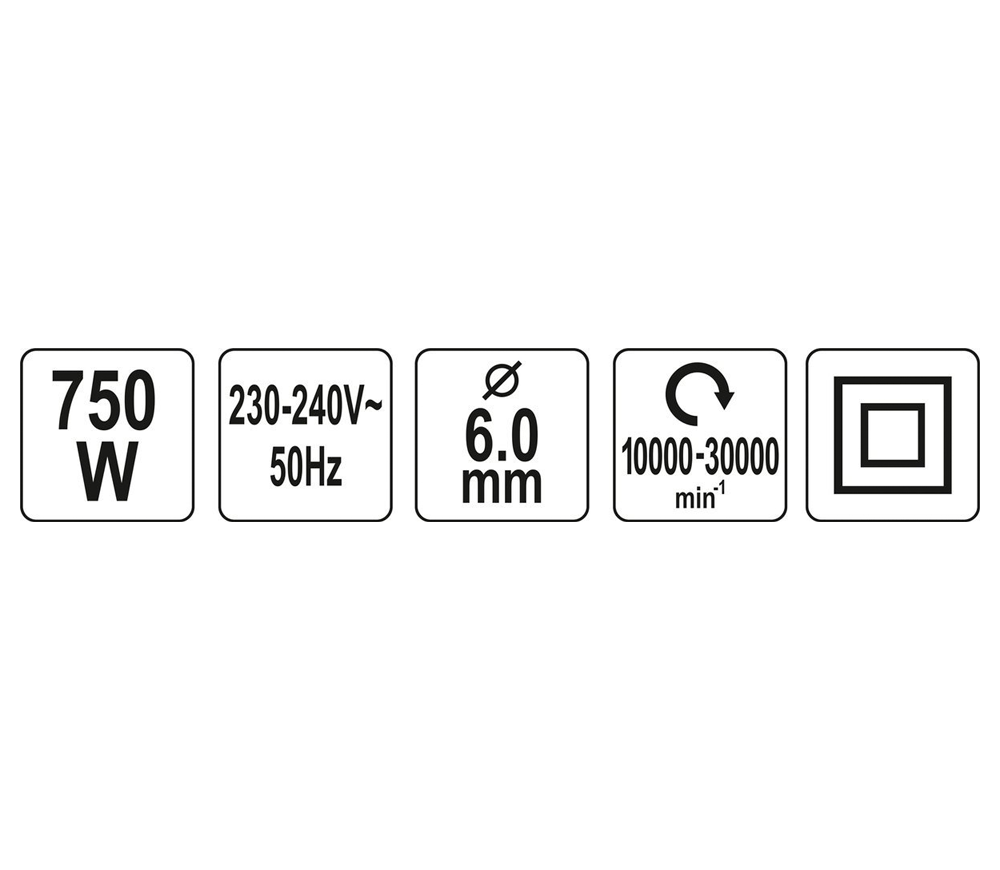 Шлифмашина прямая YATO YT82080 750вт-6