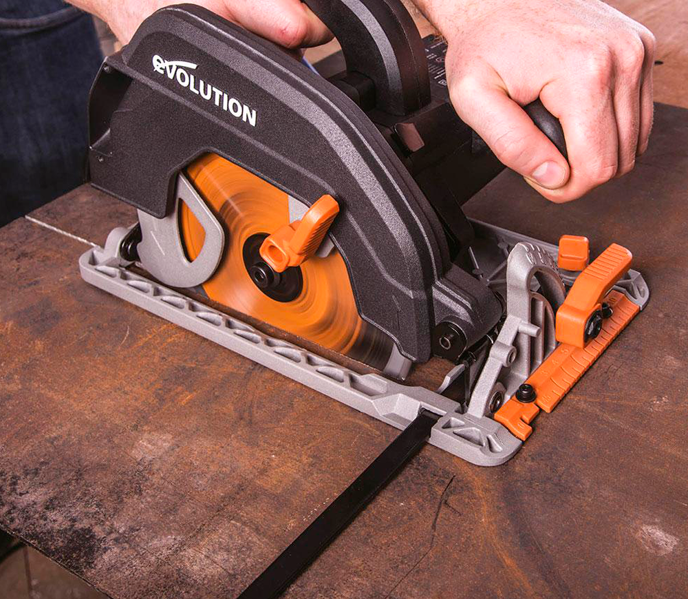 Fierăstrău circular pe șină de ghidaj EVOLUTION R185CCSX+ 1600w 185mm-8