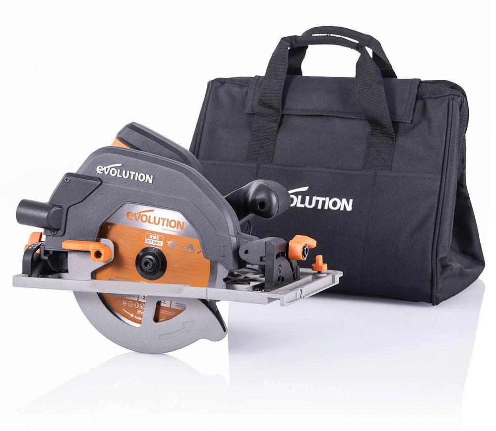 Fierăstrău circular pe șină de ghidaj EVOLUTION R185CCSX+ 1600w 185mm