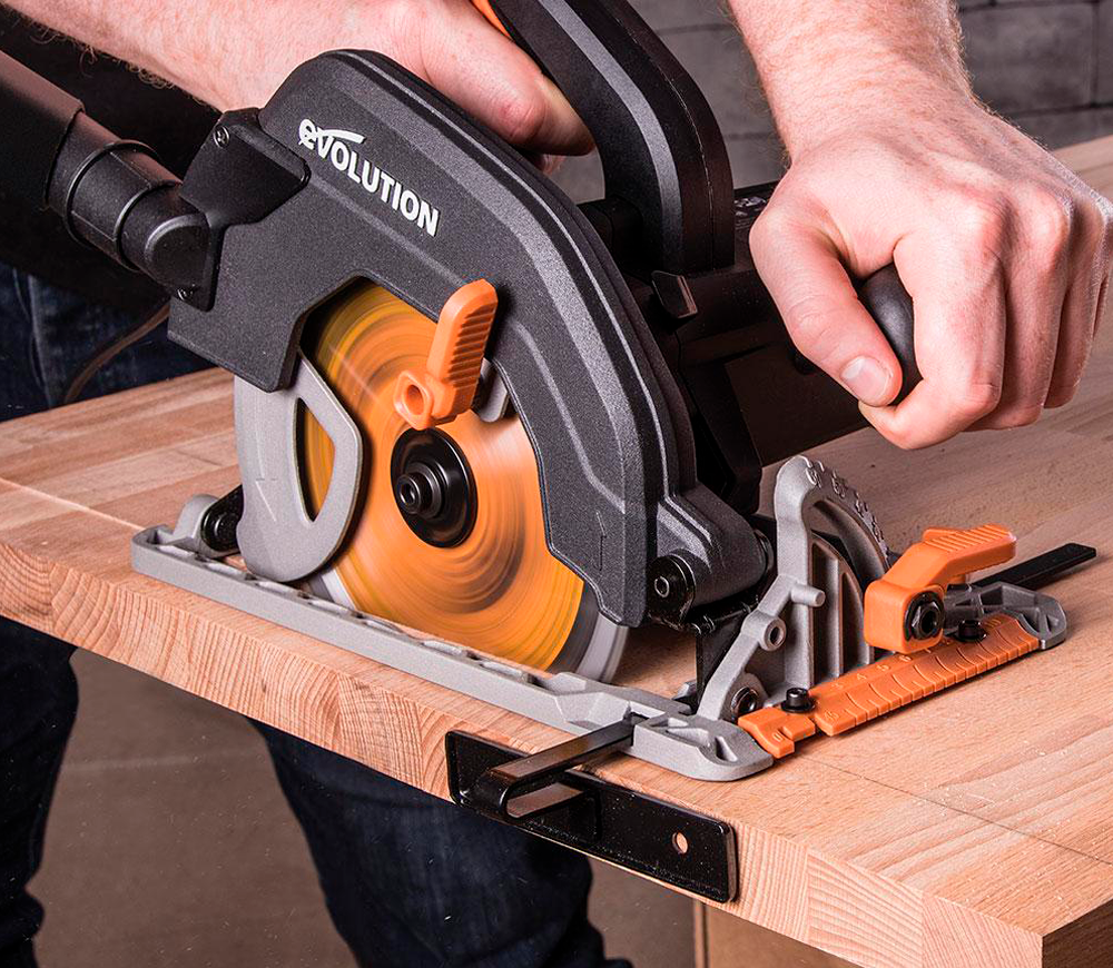 Дисковая пила EVOLUTION R185CCS 1600вт 185мм-5