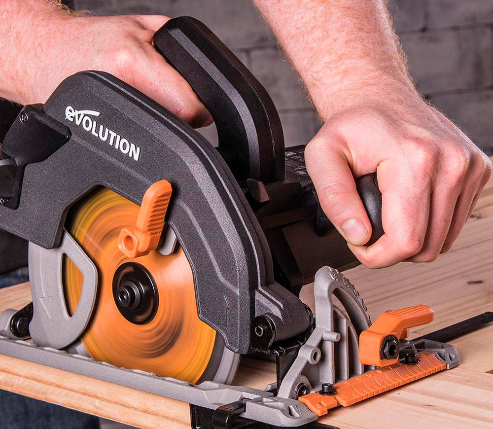 Дисковая пила EVOLUTION R185CCS 1600вт 185мм-7