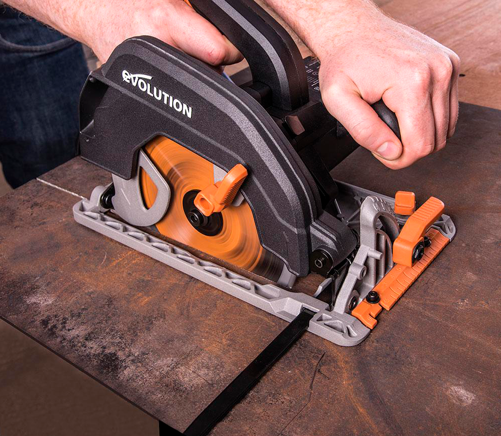 Дисковая пила EVOLUTION R185CCS 1600вт 185мм-9